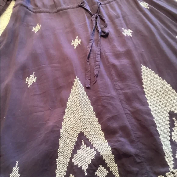 Boho Blue Tunic/Mini with Embroidery - Picture 11 of 11